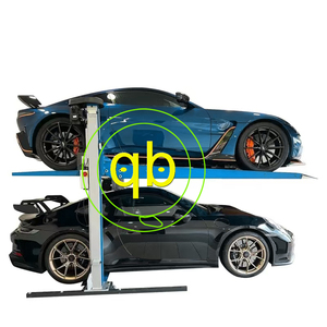 Système de levage de parking à 2 poteaux Équipement de levage de véhicule à double gerbeur à 2 niveaux Hydraulique mécanique moto SUV <span class=keywords><strong>garage</strong></span> vertical - Product Image 4