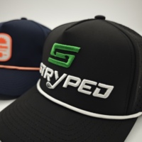 Gorra de Golf y Béisbol Premium Deportiva Impermeable con Parche Bordado, Ajustable, con Orificios Cortados a Láser, Cuerda Personalizada, Diseño Fruit Dobby Argyle