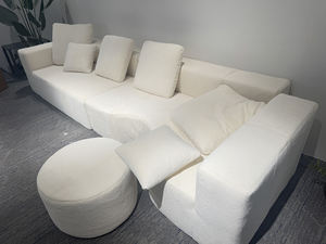 أريكة قطاعية من الكتان المضغوط بلون الفحم، مباشرة من المصنع، حاصلة على شهادة الأيزو، متينة، مناسبة للفلل والمدارس والمتاجر الفاخرة وردهات المراكز التجارية، قابلة للتخصيص - Product Image 4