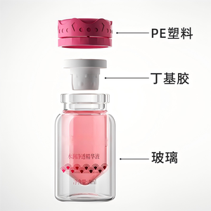 Wisdom <strong>Custom</strong> 5ml Inner Plug Vial Essential Oil Bottle-Glass Serum Dropper Bottle for Cosmetic <strong>Essence</strong> Refillable Container - Product Image 3