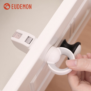 Verrous magnétiques de sécurité pour enfants Eudemon B3508 blancs, pour tiroirs et portes métalliques, pour la sécurité des bébés dans les armoires - Product Image 1