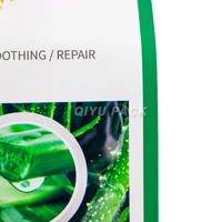 300g emballage de cosmétiques Aloe Vera Gel sac effet UV feuille d'aluminium bec pochette Quad Seal sac
