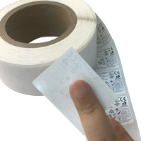 Étiquette imperméable de qualité industrielle pour l'électronique, autocollant adhésif résistant aux hautes températures avec protection contre les produits chimiques et les rayures