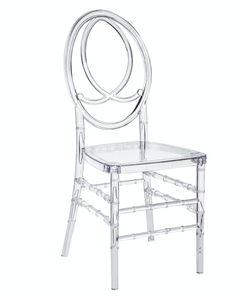 Chaise de mariage en plastique cristal acrylique Offre Spéciale chaise Chiavari en résine transparente claire vente en gros de chaise Phoenix Napoléon - Product Image 4
