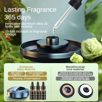 Diffuseur d'aromathérapie ultrasonique USB, diffuseur de parfum pour la maison, nébuliseur de voiture, purificateur d'air en plastique avec fonctions d'aromathérapie