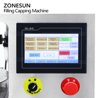 ZONESUN ZS-SVFC1 pompes à engrenages servo automatiques de table jus rotatif boisson liquide bec poche remplissage capsulage Machine