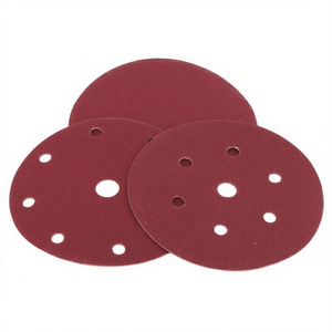 Disques abrasifs 100 mm en corindon avec trous pour ponceuse orbitale - Product Image 2