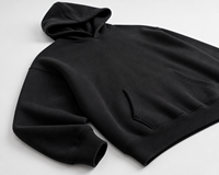 Hoodie surdimensionné premium personnalisé 350G en tissu épais avec motif artistique Citrouille fondante brodé pour marques streetwear OEM