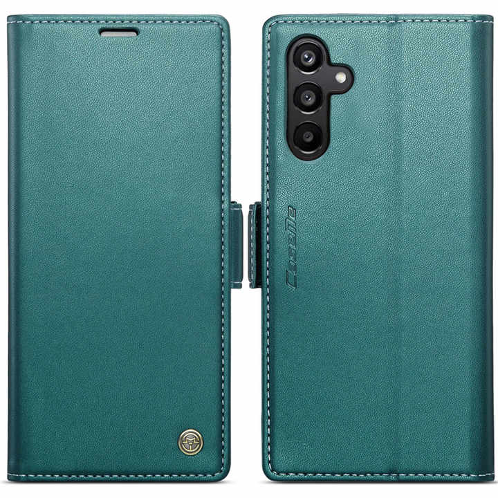 Caseme 023 PU Leather Flip Wallet Card Holder Stand Holder Mobile Phone Cover Case For Samsung Galaxy A15