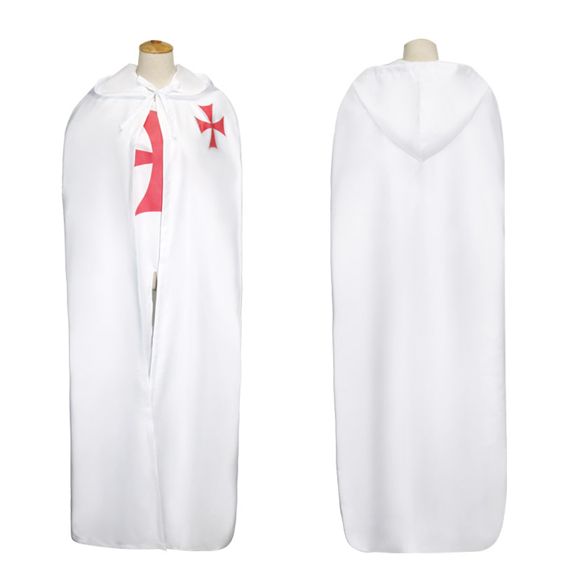 Templar knight cloak - white