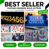 Enseigne néon LED 3D en acrylique pour numéro de chambre d'hôtel, boîte lumineuse extérieure étanche IP65 pour décoration de voiture et publicité – Meilleures ventes