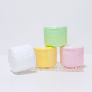 Empty <b>Jar</b> 3OZ Body Butter Face Cream Pp <b>Plastic</b> Cosmetic <b>Jars</b> With <b>Plastic</b> Colorful Lid - Product Image 6
