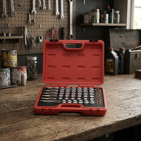Juego de 114 piezas para reparación de roscas de cárter de aceite, herramienta para tapón de drenaje de caja de cambios, arandelas de cobre, estuche rígido para AC Schnitzer X6, 12 meses de garantía