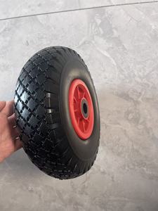 Roue <span class=keywords><strong>de</strong></span> brouette en mousse PU anti-crevaison <span class=keywords><strong>de</strong></span> 10 pouces (4.10/3.50-4) pour <span class=keywords><strong>chariot</strong></span> <span class=keywords><strong>de</strong></span> jardin, malaxeur à béton, utilisation sur <span class=keywords><strong>chariot</strong></span> agricole sans traces - Product Image 6