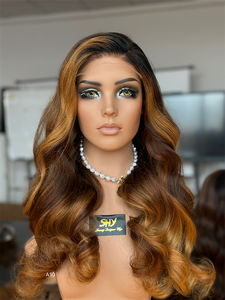 <span class=keywords><strong>Capelli</strong></span> Vergini HD 13*5 Lace Front Trasparente 100% <span class=keywords><strong>Naturali</strong></span> Slavici con Onde Morbide e Highlights <span class=keywords><strong>per</strong></span> Donne - Product Image 1