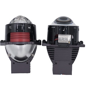 Bi Led 3 pulgadas Biled proyector faro Universal 6000K <span class=keywords><strong>blanco</strong></span> proyector lente Auto sistema de iluminación para coche - Product Image 1