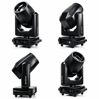 Redsun 295W Projecteur à faisceau mobile haute puissance DMX512 activé par le son, construction durable pour l'éclairage de scène de club et DJ