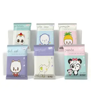 Wholesale Custom Logo Wet Wipes Biodegradable cleaning Wipes Cotton High Quality Natual Qrganic Wipes For Baby