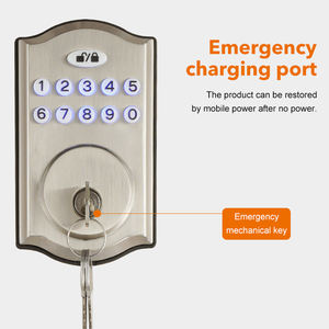 Hot Sale American Standard Digital Smart Deadbolt <strong>Door</strong> Lock <strong>Electric</strong> Keypad Deadbolt Lock for Aluminum <strong>Door</strong> Wood Gate - Product Image 2