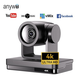 Anywii ndi HX Live Stream 4K PTZ กล้องมืออาชีพถ่ายทอดสด IP POE PTZ 4K สำหรับกล้อง SDI - Product Image 1