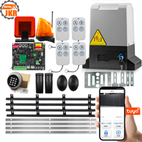 Kit de Motor para Puerta Corredera Automática con Control por Aplicación Tuya Smart Life, Motor Eléctrico para Puerta Corredera con Control por WiFi de 600 kg a 2000 kg