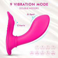 Drop Shipping 9 Geschwindigkeiten Unsichtbar Wearable Secret Mini Panty Vibrator Sexy Unterwäsche Sexspielzeug für Frauen Vibratoren