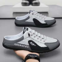 Chaussures décontractées pour hommes, style sport, tendance mode, en cuir respirant, à lacets, baskets de travail durables, antidérapantes, amortissantes, printemps-automne