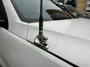 SD-K66 <b>White</b> Mobile Car Antenna Gutter Mount <b>Bracket</b> for Mobile Vehicle - Product Image 6
