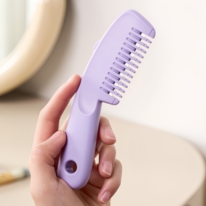 Nouvel Arrivage : Ensemble de 1 Peigne de Coiffure Réglable à Trois Vitesses avec Lame pour l'Entretien des Cheveux à Domicile, Idéal pour <span class=keywords><strong>les</strong></span> Pointes Fourchues et <span class=keywords><strong>les</strong></span> Franges - Product Image 6