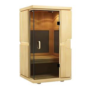 Hiện Đại Trong Nhà Hồng Ngoại Xa Phòng Tắm Hơi Cabin Với Kính Tường Phía Trước Và Carbon Sưởi Ấm Ống Cho Sức Khỏe Tại Nhà Điều Trị - Product Image 4
