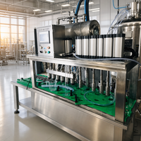 Machine de remplissage automatique de bière Tonsen 500BPH-2000BPH, remplisseuse de bouteilles en verre à contre-pression pour ligne de production de brasserie artisanale