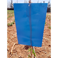 25*40CM Sterke Hangende Vliegenvanger Kaartval Waterdicht Geel Blauw Lijm Bord Ecologisch Verantwoord Wegwerpbaar Ongediertebestrijding Kleverige Thripsval
