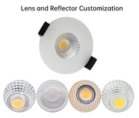 Plafonnier LED COB encastré 6W IP65 étanche, ultra-fin, dimmable, au design moderne