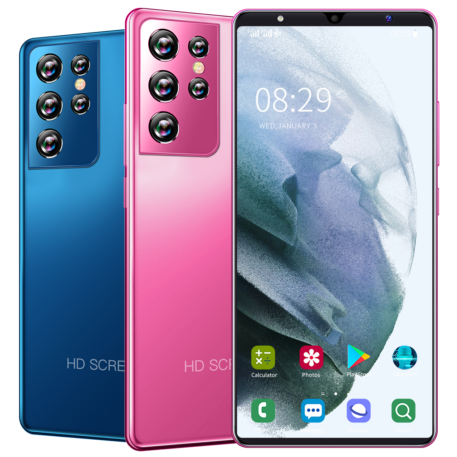 Hot Sale 12+512gb Call 3g 4G smartphone Cheapest Techno Portable Android Mobile Phone