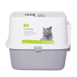 <span class=keywords><strong>Bac</strong></span> à litière Portable pour chats, de haute qualité, fabriqué en PP, écologique et solide - Product Image 3