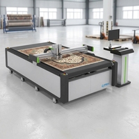 Machine de découpe CNC pour tapis de sol, tapis de voiture, rouleaux de PVC et échantillons textiles