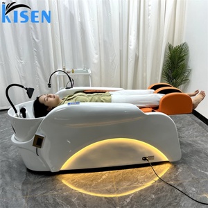 Kisen Nuevo Equipo de Peluquería Eléctrico: Sillón Lavacabezas con Masaje y Lavabo para Salón - Product Image 3