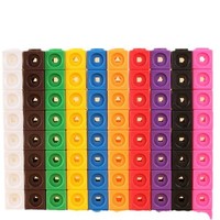 Blocs de construction mathématiques emboîtables, puzzle 3D, jouet de construction, ensemble éducatif pour l'apprentissage précoce des enfants