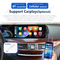 Autoradio Android 256 Go pour Mercedes BENZ Classe S S550 W221 W216 CL 2005-2013 Snapdragon 662 Lecteur multimédia de voiture Carplay