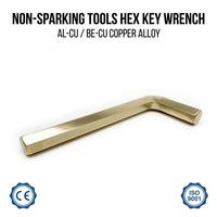 Kunci Hex Anti Percikan Api 2MM Aluminium Perunggu untuk Pabrik Petrokimia