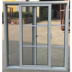 Fenêtres coulissantes en plastique Upvc double verre avec filet Fenêtre en verre <span class=keywords><strong>coulissante</strong></span> en pvc Ventes d'usine Maisons préfabriquées - Product Image 3
