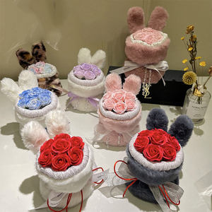 AYOYO 2025 nuevo regalo del Día de San Valentín conejo <span class=keywords><strong>abrazo</strong></span> cubo para novia Rosa paquete regalo del Día de la madre - Product Image 4