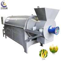 Séchoir à grains solaire rotatif à engrenages avec système de recirculation, capacité 1-2t/h, 220V/380V, pour applications en cave à vin et moulin à farine