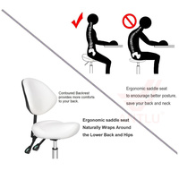 Tabouret de selle ergonomique selle cheval tabouret de salon tabouret dentaire meubles d'hôpital
