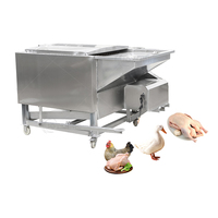 Unité d'abattage mobile, machine de nettoyage d'abattoir avicole, équipement d'épluchage de volaille et de poulet