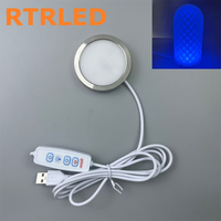 Lampe LED ronde avec prise pour imprimante 3D Bambu Lab, kit de lampe LED 001, matériel Bambulab, kit d'éclairage Bambu, kit d'éclairage LED Bambu 001
