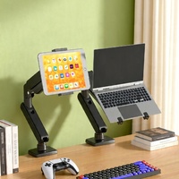 Soporte de Escritorio Ergonómico con Brazo Neumático Giratorio 360° para Monitor Portátil de 14 Pulgadas, Venta al Por Mayor