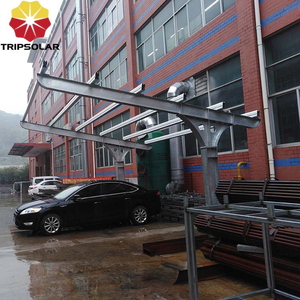 10KW systèmes de <span class=keywords><strong>carport</strong></span> solaires en <span class=keywords><strong>aluminium</strong></span> léger carports solaires pour parking port de voiture PV - Product Image 6