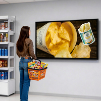 IKinor Pantalla Publicitaria Digital Inteligente LCD de 55 Pulgadas con Sistema Android OEM ODM, Montada en Pared, para Menús y Publicidad