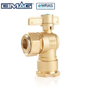 BMAG WARS DN20 PN16 NPT BSP femelle mâle 90 degrés antivol compteur vanne verrouillable compteur d'eau vannes à boisseau sphérique en laiton - Product Image 5